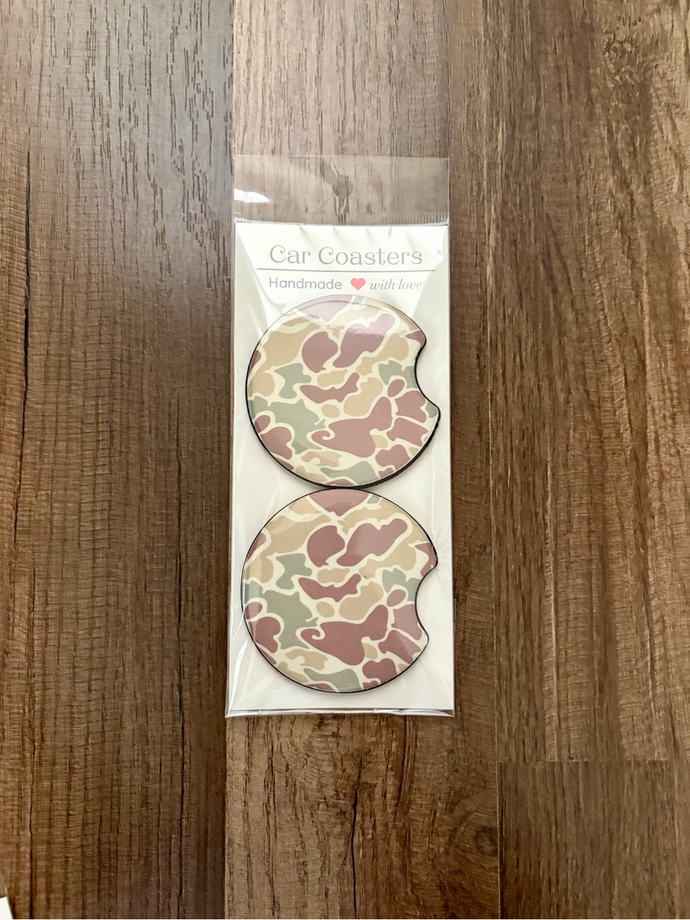 Camo Car Coasters